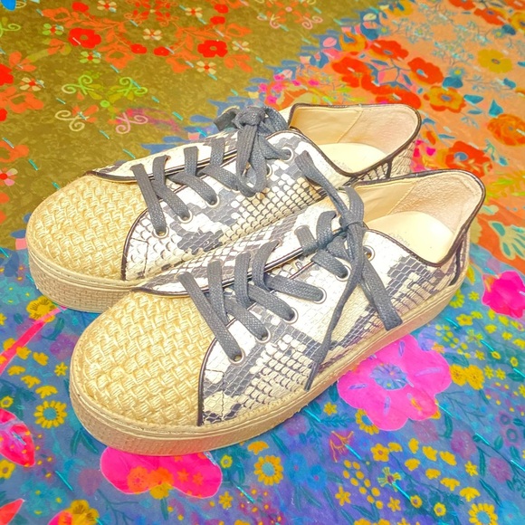 Vince Camuto snakeskin sneakers - Picture 3 of 5